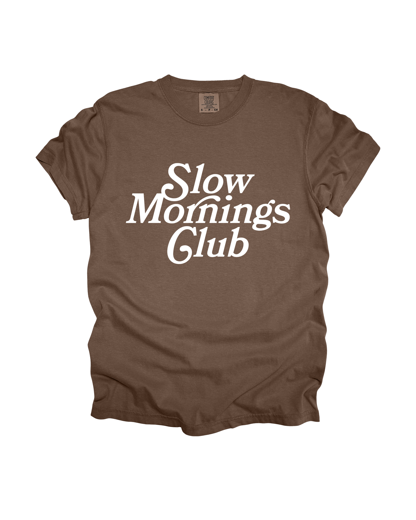Slow Mornings Club Adult Tee