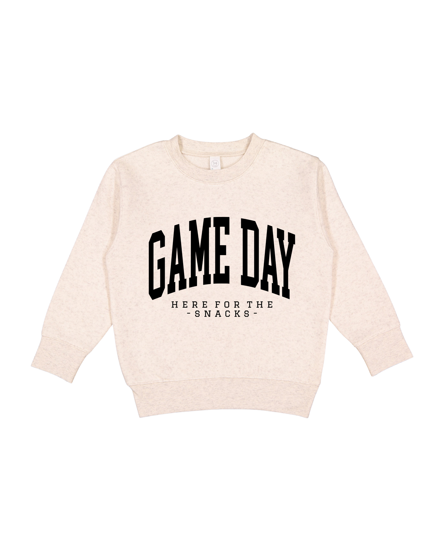 Game Day Snacks Toddler Sweatshirt