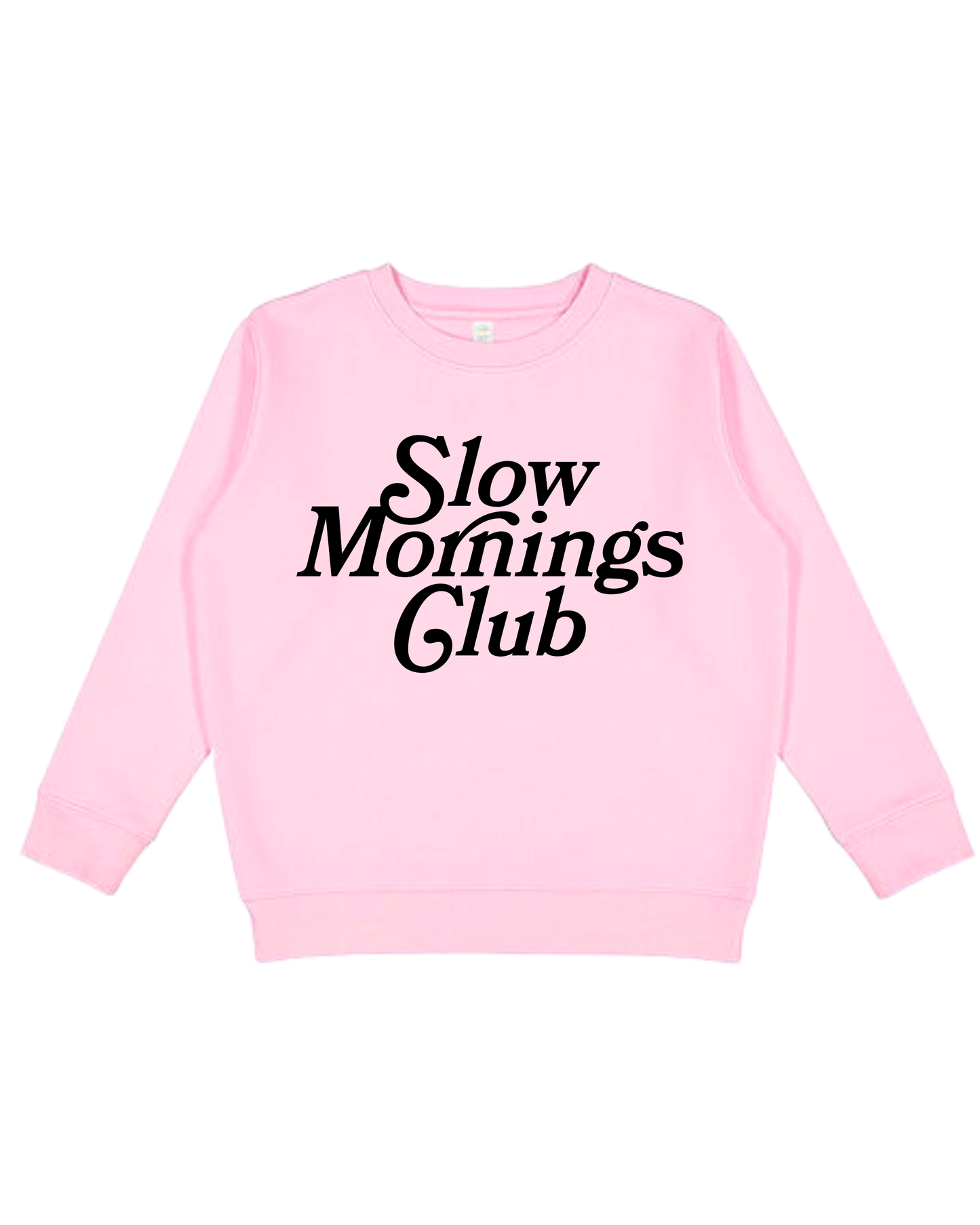 Slow Mornings Club Youth Sweatshirt