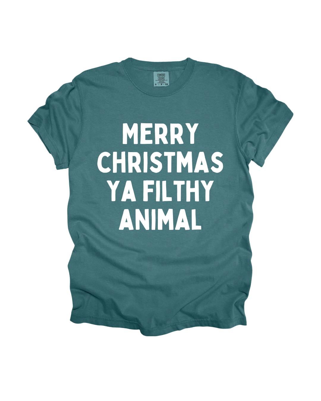 Merry Christmas Ya Filthy Animal Adult Tee