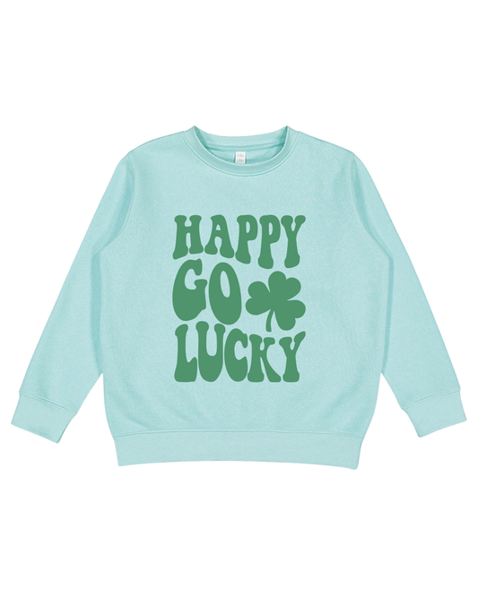 Happy Go Lucky Youth Sweatshirt