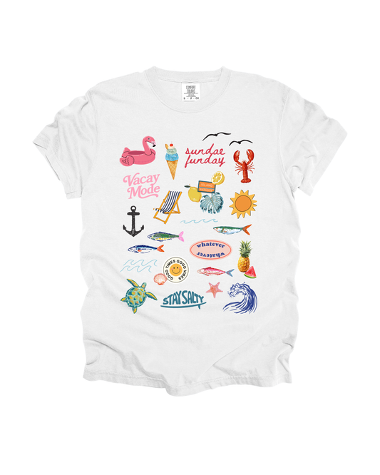 Summer Charms Adult Tee