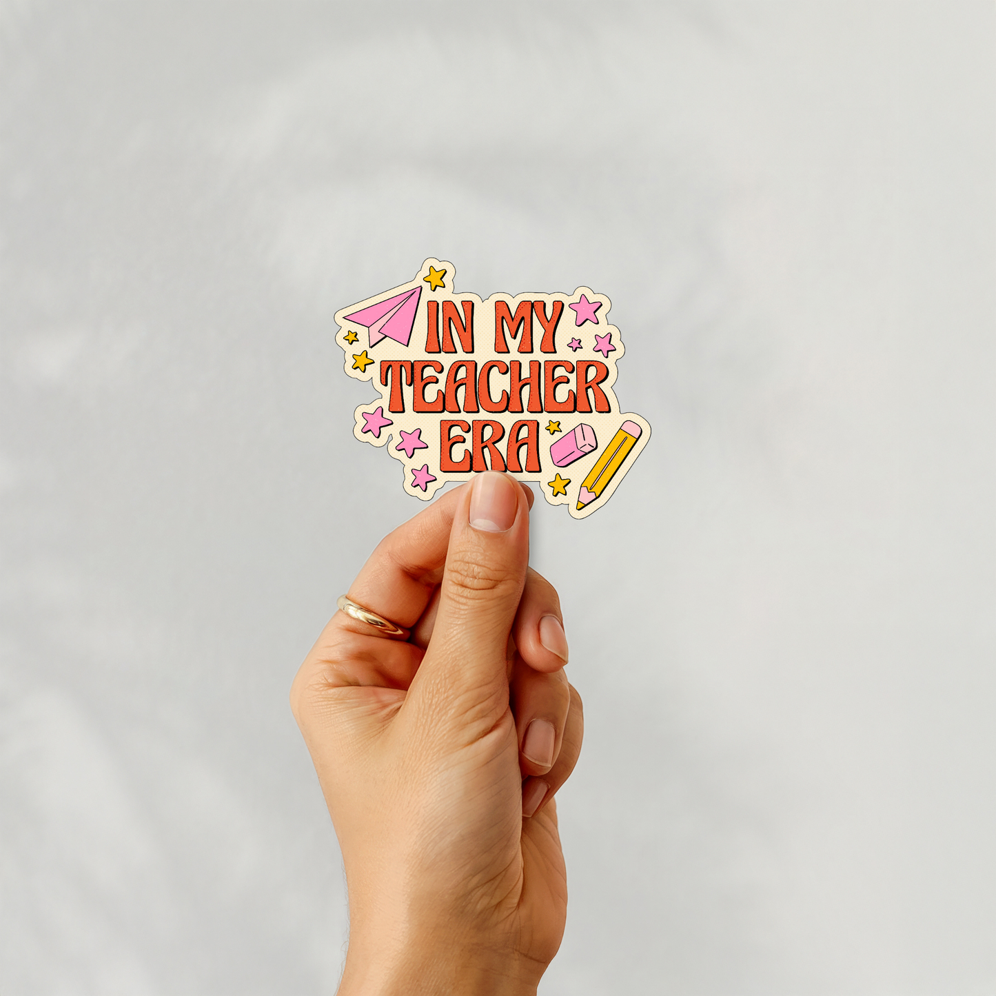 In My Teacher Era Vinyl Sticker