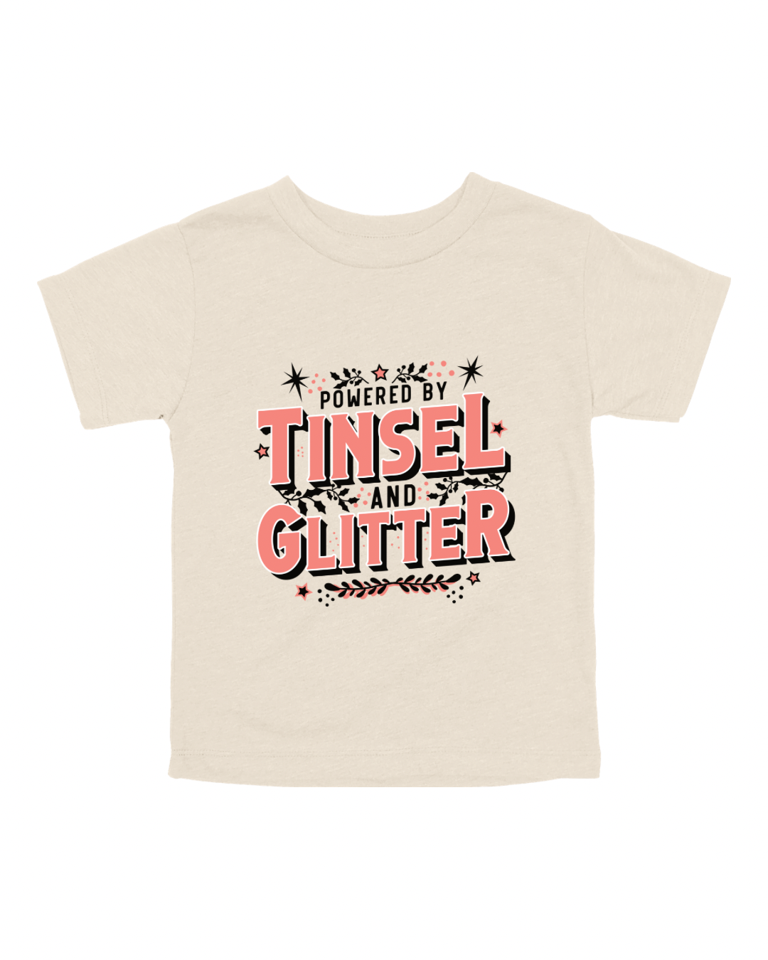 Powered By Tinsel & Glitter Youth Tee