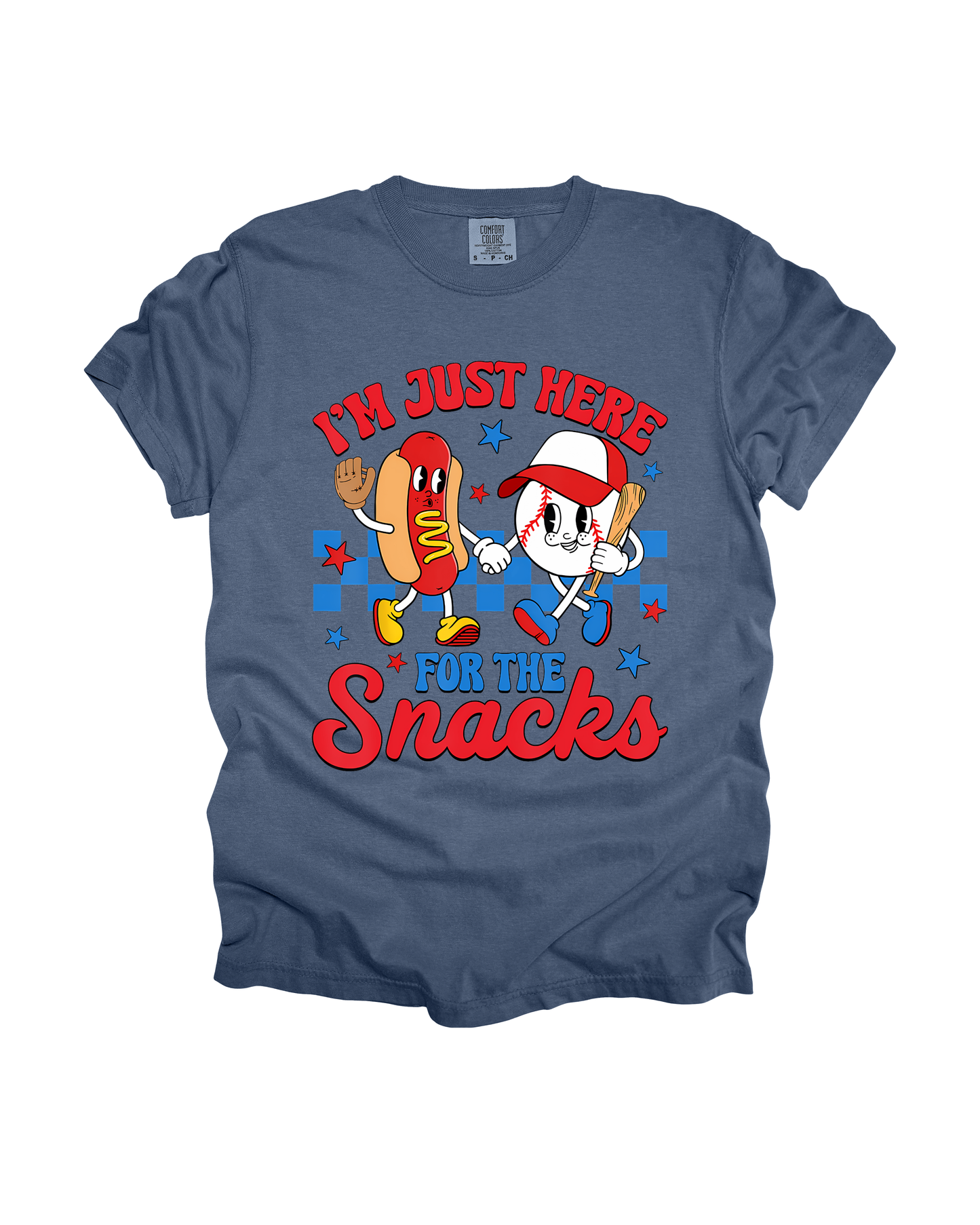 I’m Just Here For The Snacks Adult Tee