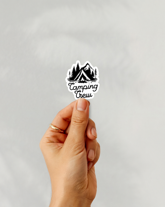 Camping Crew Vinyl Sticker