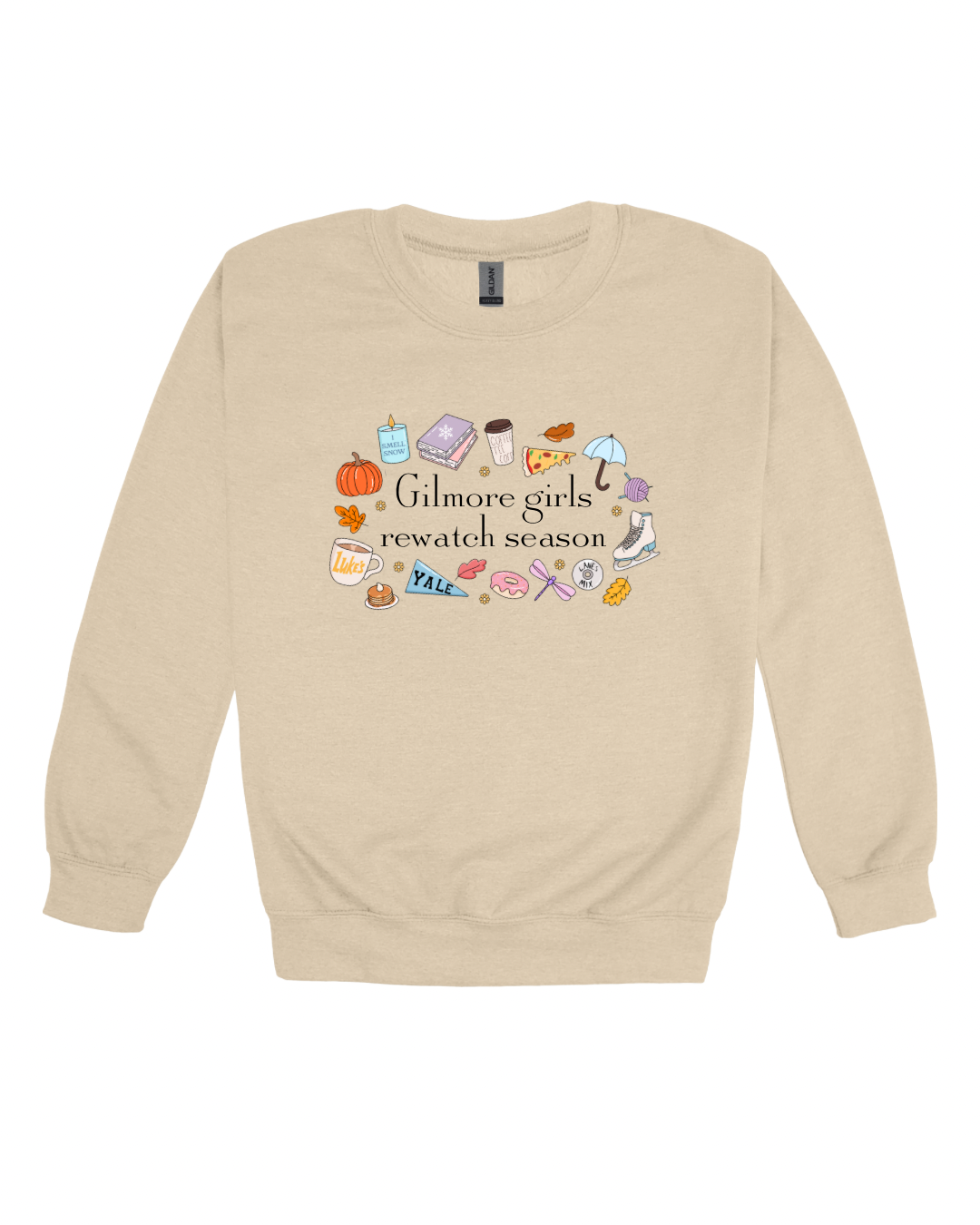 Gilmore Girls Rewatch Season Adult Sweatshirt