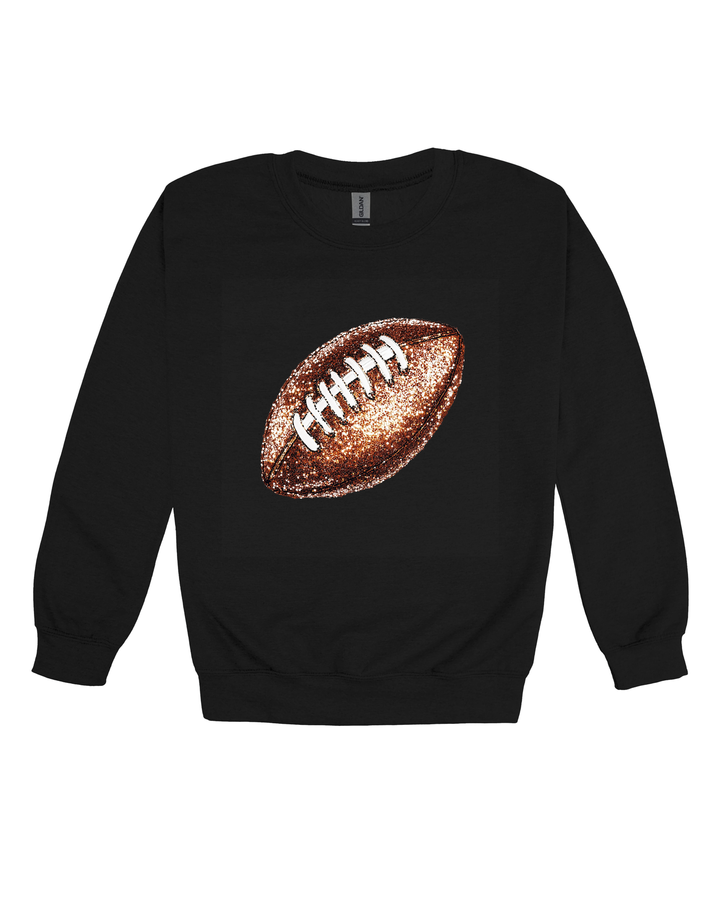 Sequin Football Youth Sweatshirt