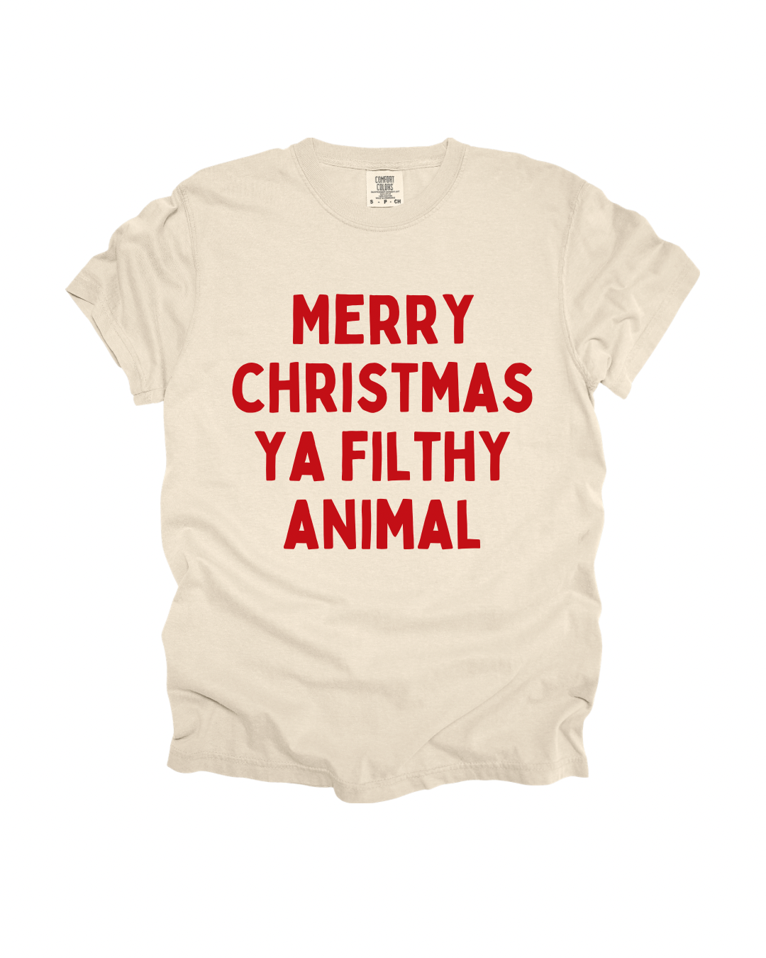 Merry Christmas Ya Filthy Animal Adult Tee