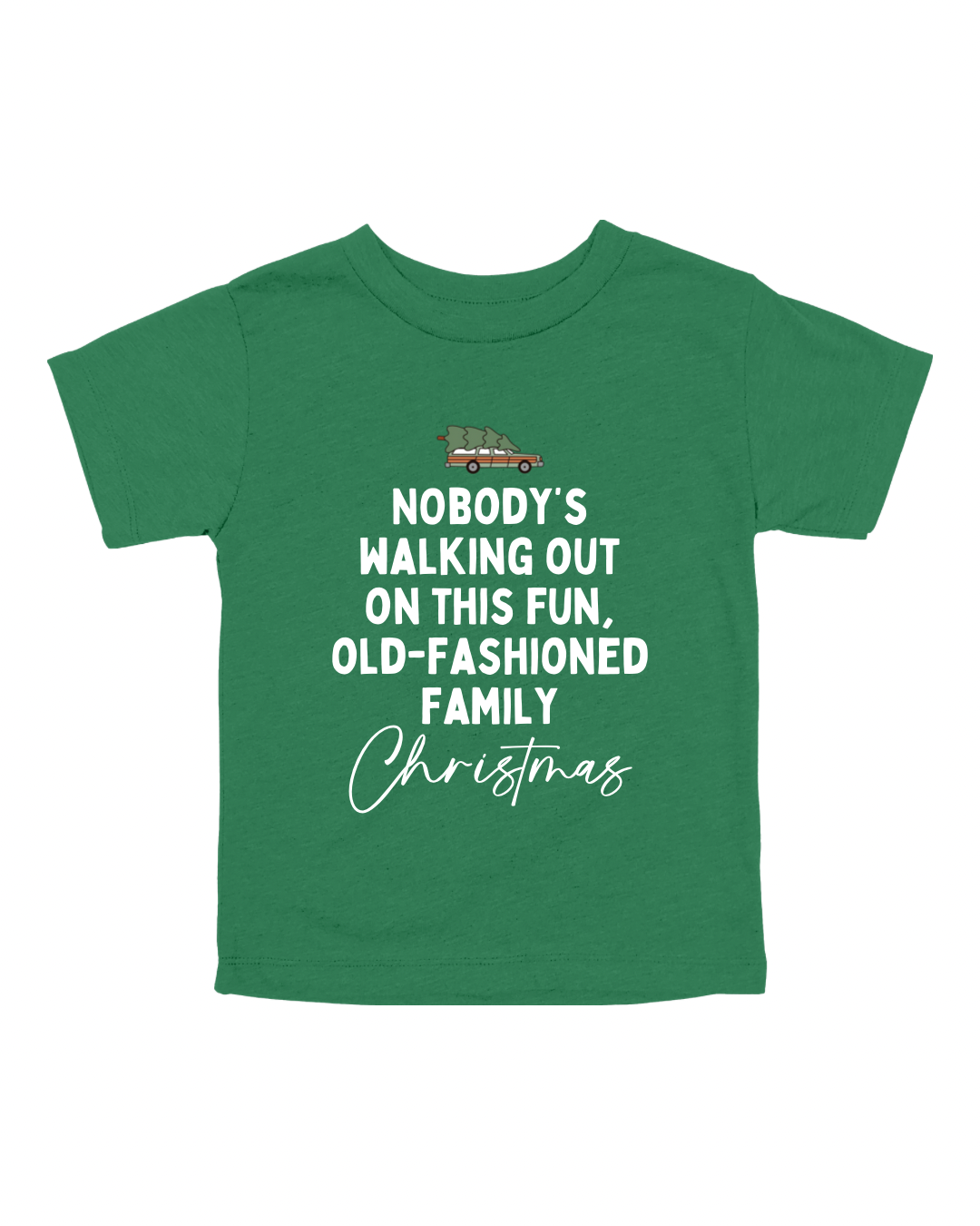Old-Fashioned Family Christmas Youth Tee