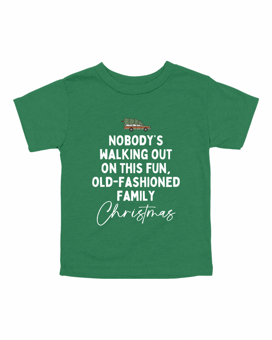 Old-Fashioned Family Christmas Youth Tee