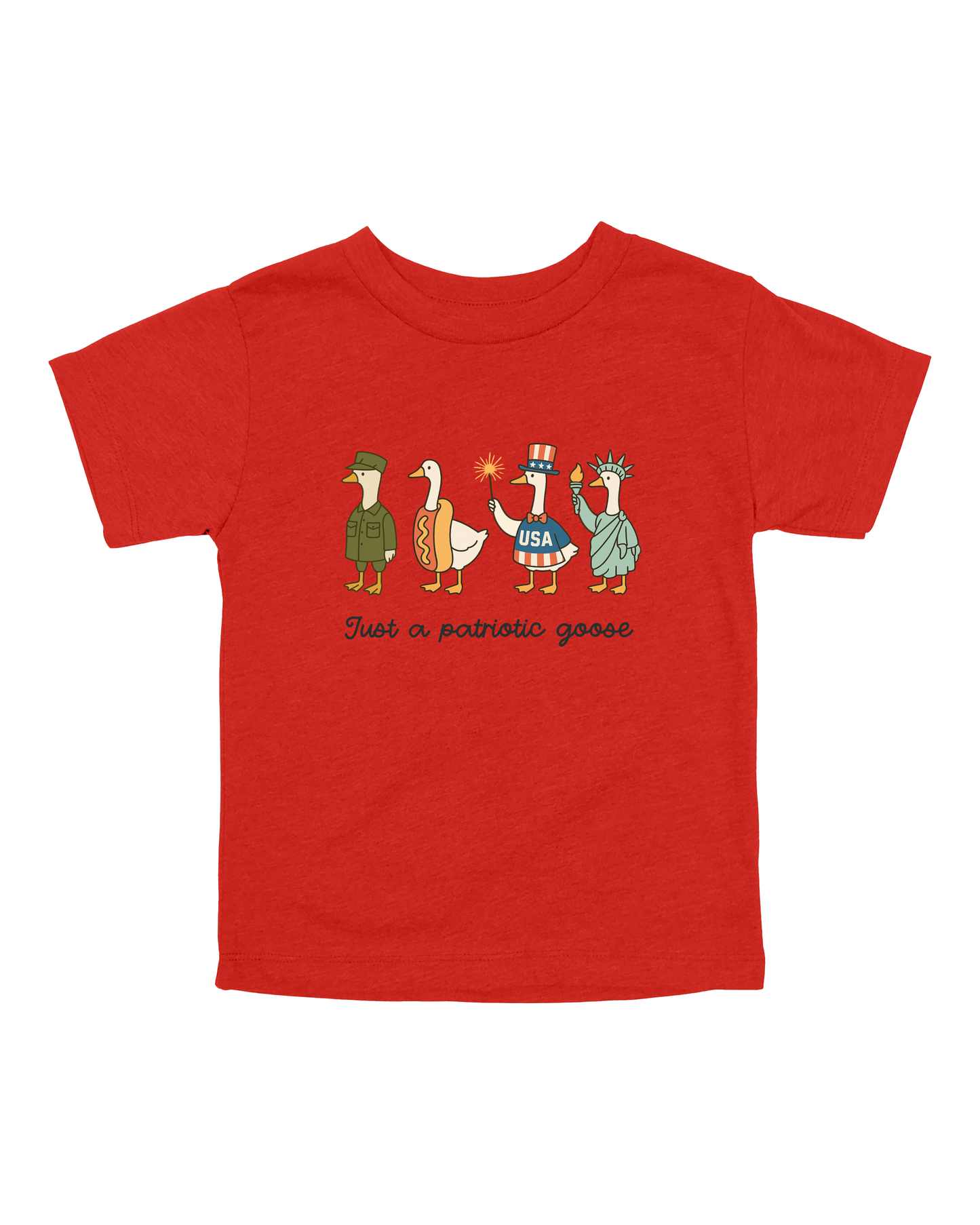 Just A Patriotic Goose Youth Tee