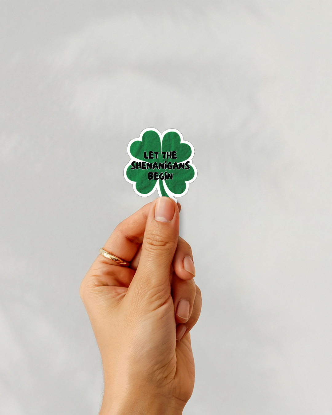 Clover Let The Shenanigans Begin Vinyl Sticker