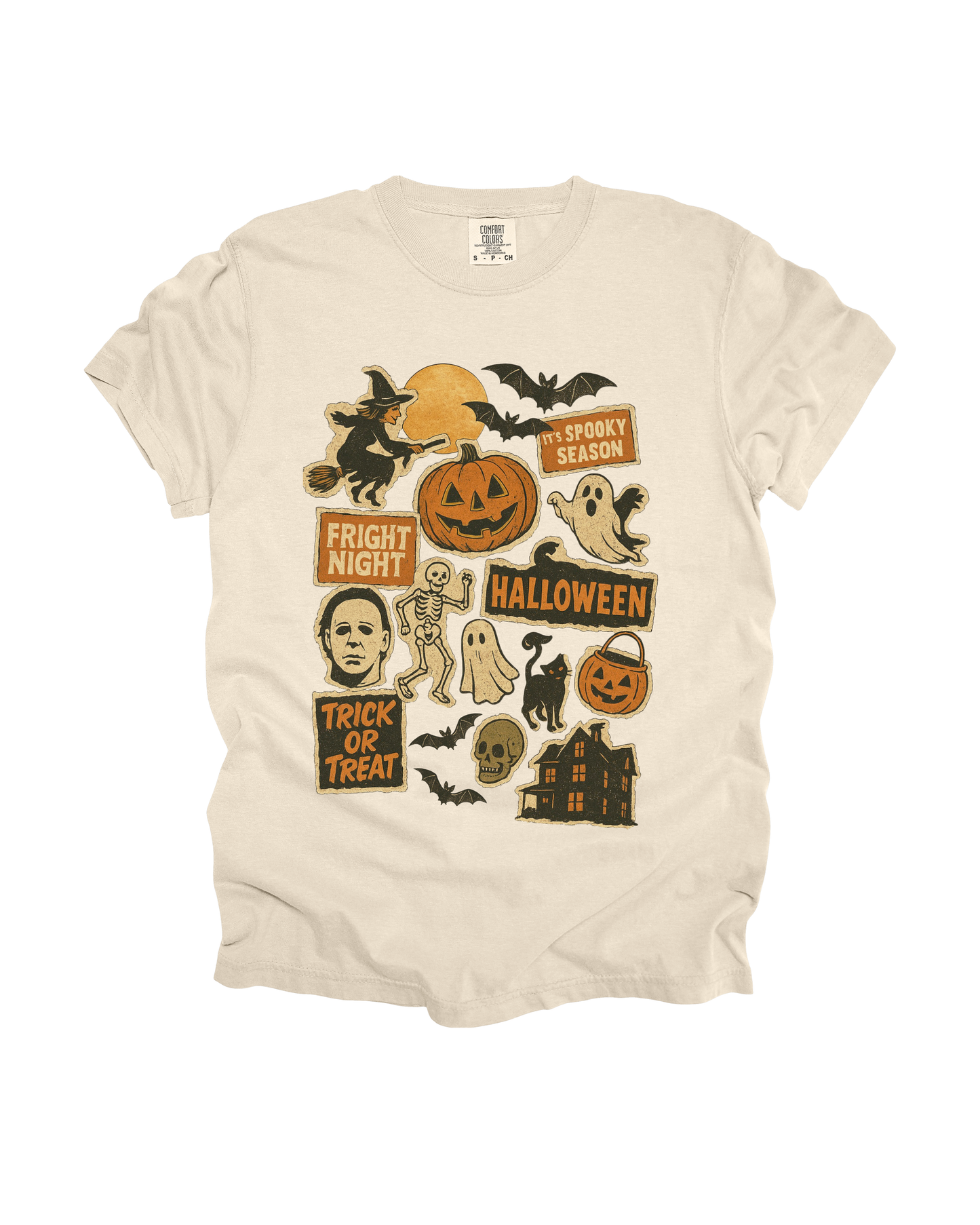 Vintage Halloween Charms Adult Tee
