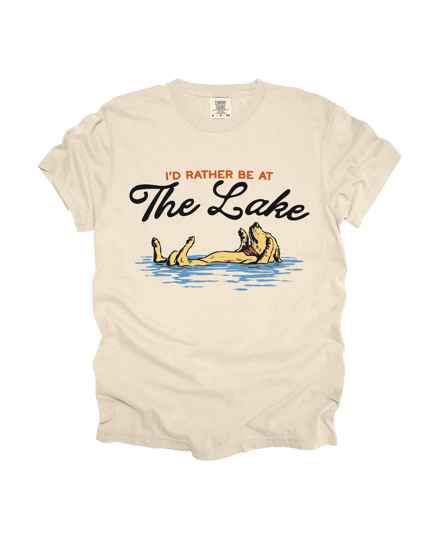 I’d Rather Be At The Lake Adult Tee