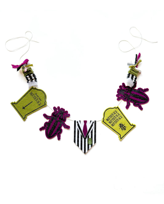 Beetlejuice Garland