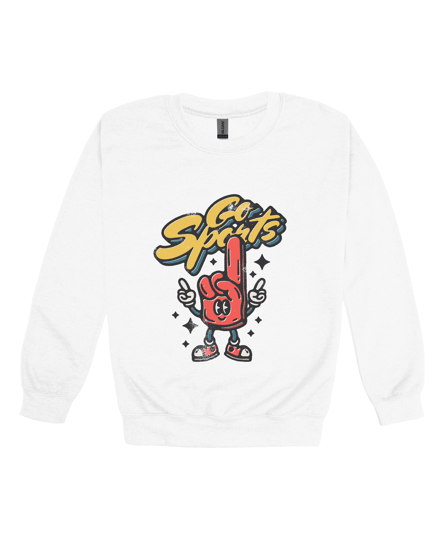 Go Sports Foam Finger Adult Sweatshirt