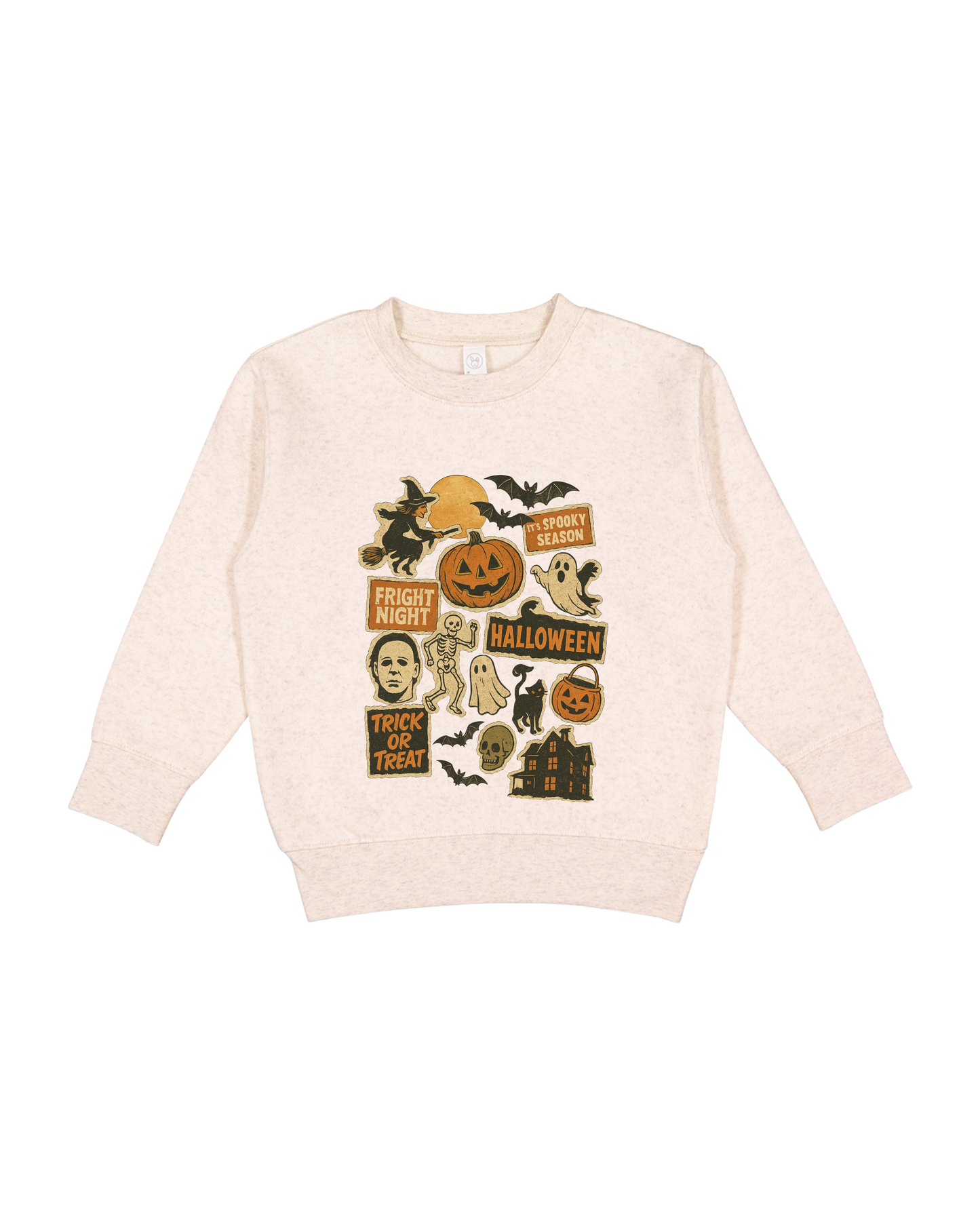 Vintage Halloween Charms Toddler Sweatshirt