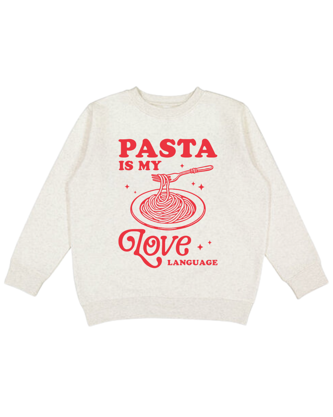 Pasta Is My Love Language Youth Sweatshirt
