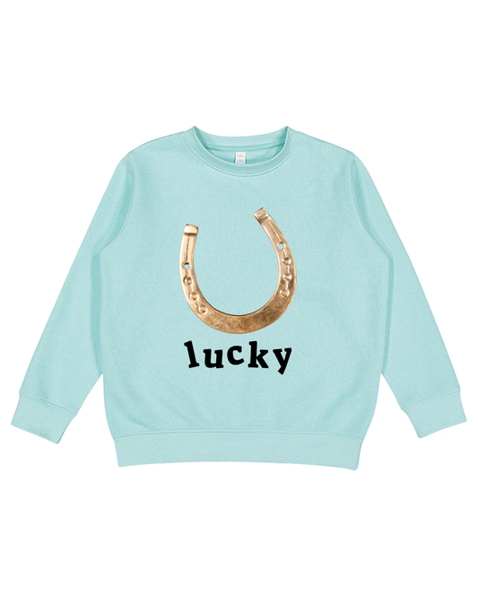 Lucky Horseshoe Youth Sweatshirt
