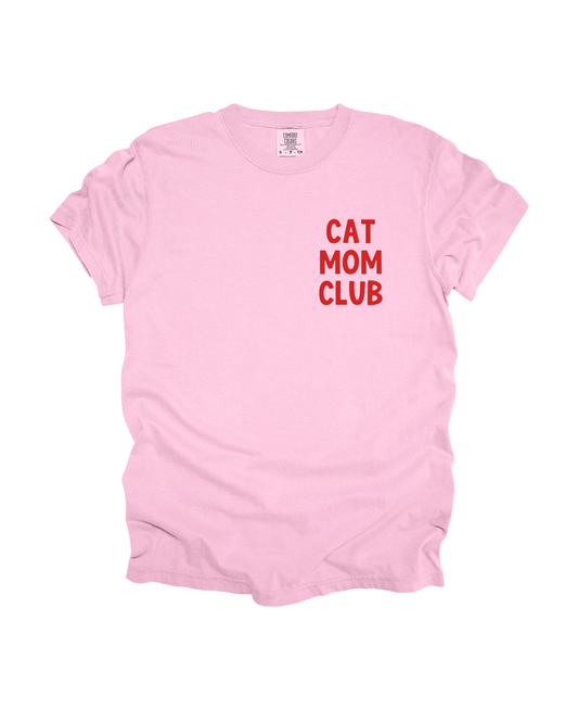 Cat Mom Club Adult Tee