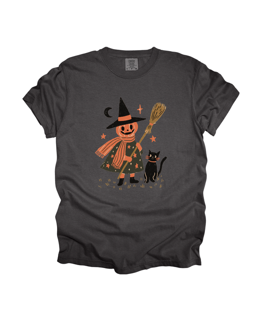 Pumpkin Witch Adult Tee