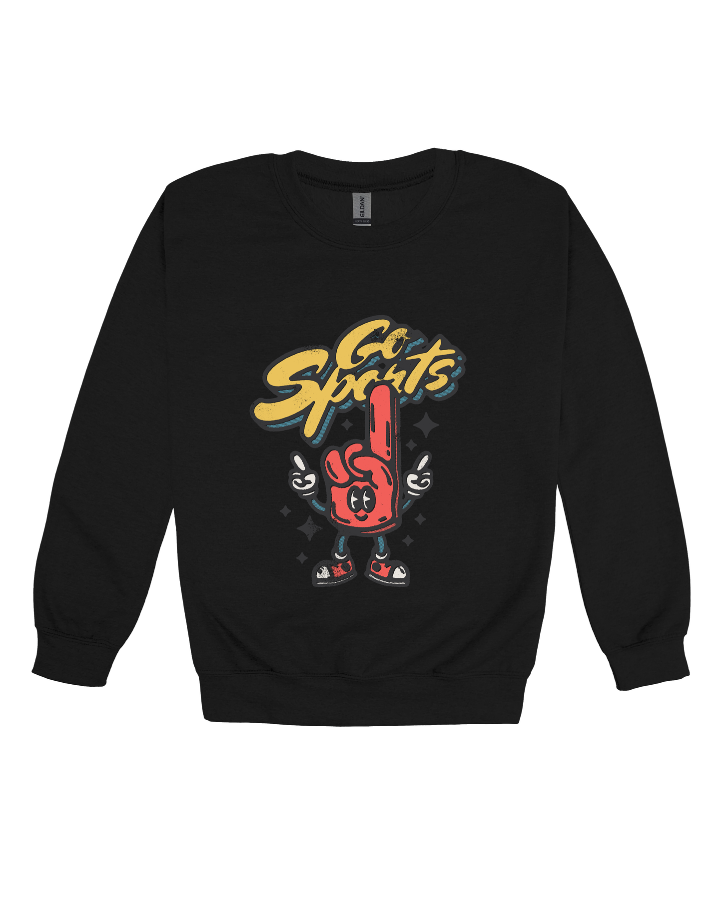Go Sports Foam Finger Adult Sweatshirt