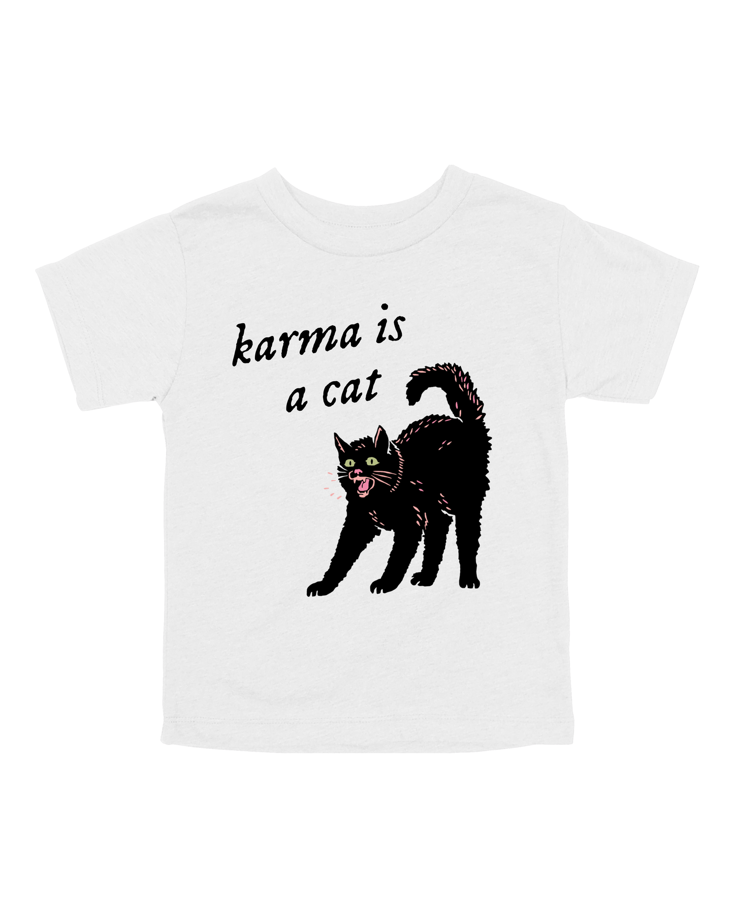 Karma Is A Cat Youth Tee