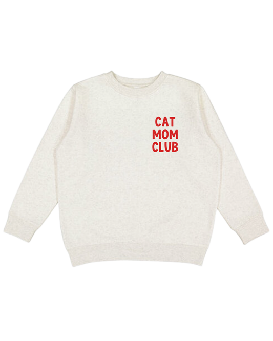 Cat Mom Club Adult Sweatshirt