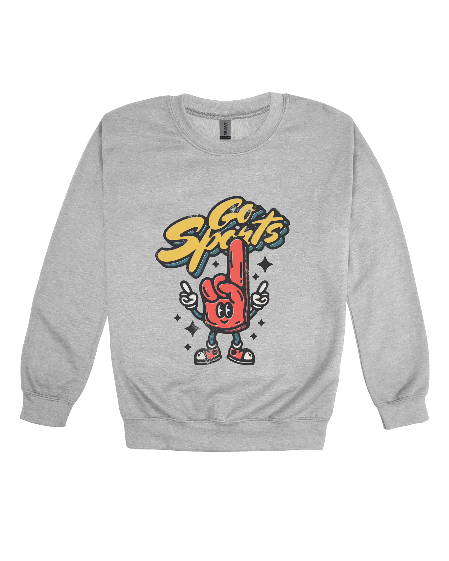 Go Sports Foam Finger Adult Sweatshirt