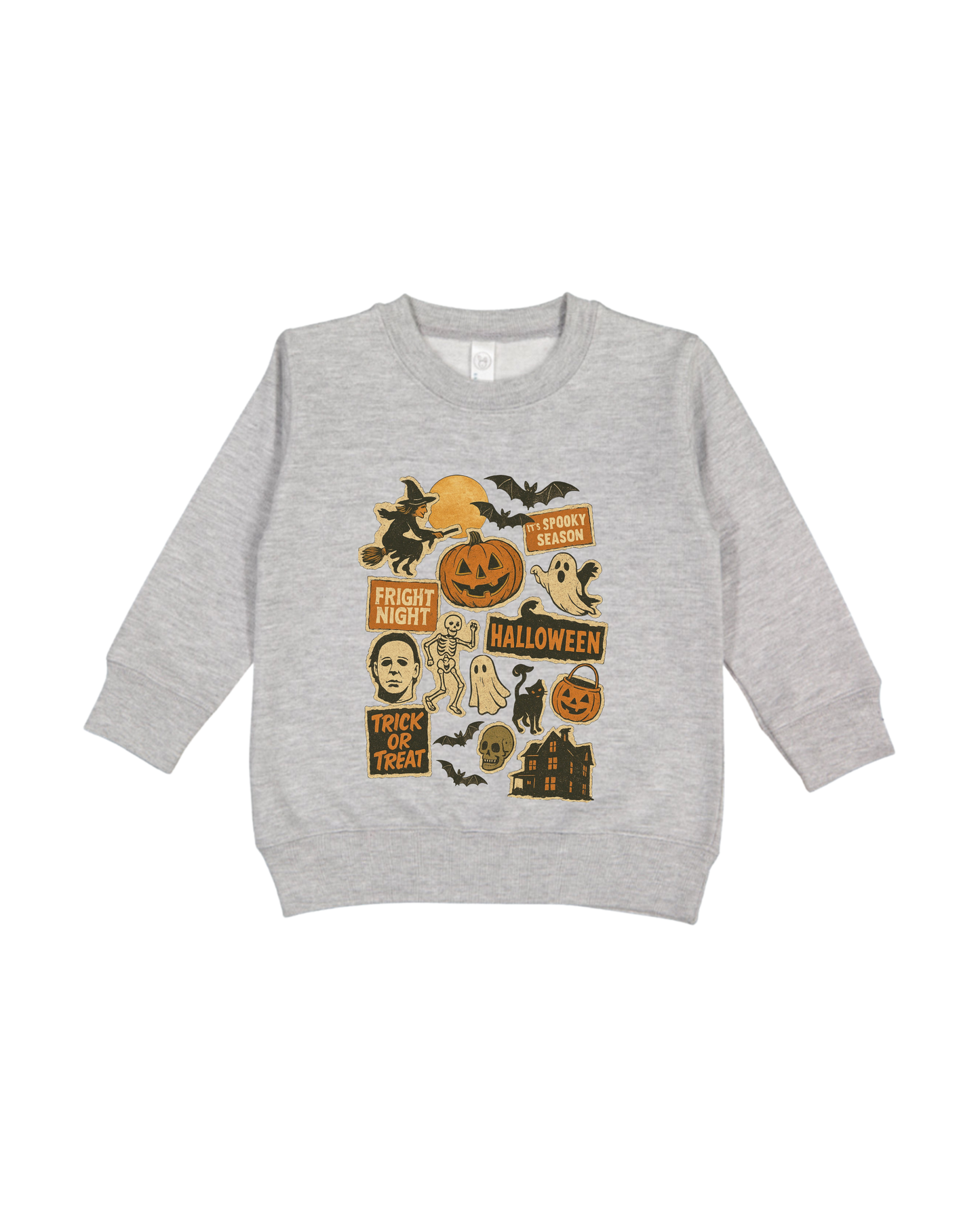 Vintage Halloween Charms Toddler Sweatshirt