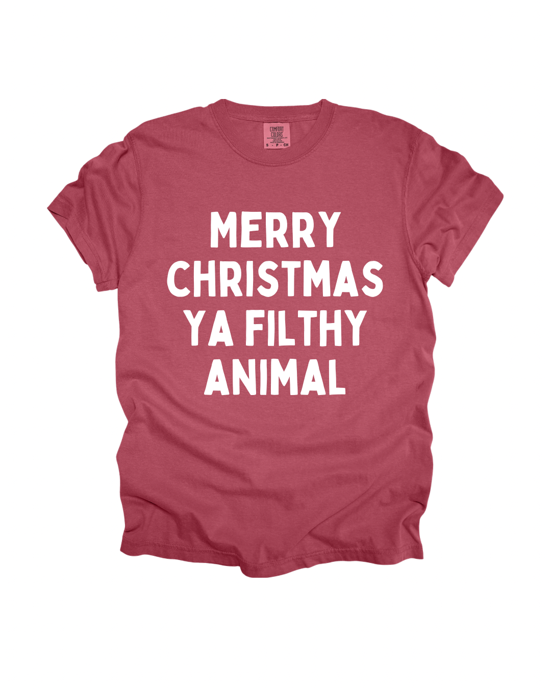 Merry Christmas Ya Filthy Animal Adult Tee