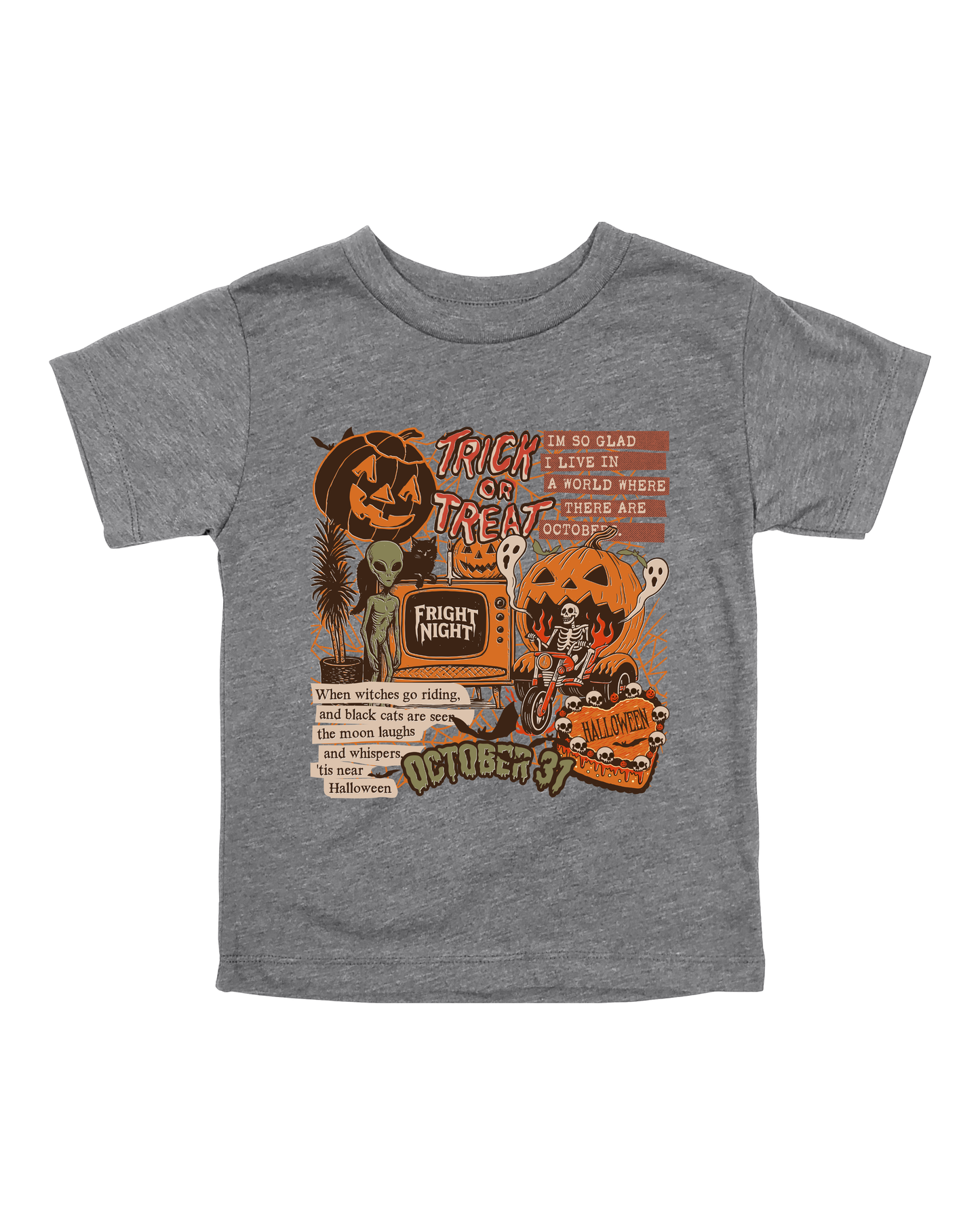 Vintage Halloween Collage Youth Tee