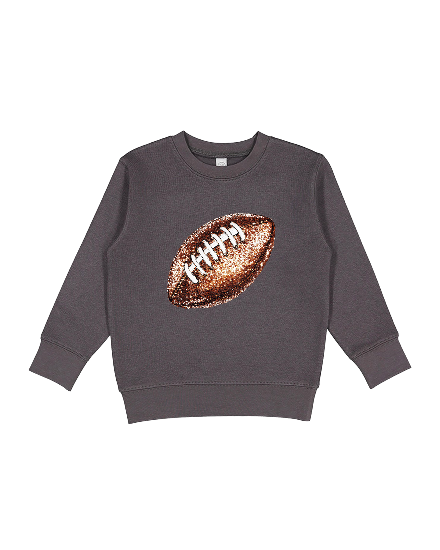 Sequin Football Toddler Sweatshirt