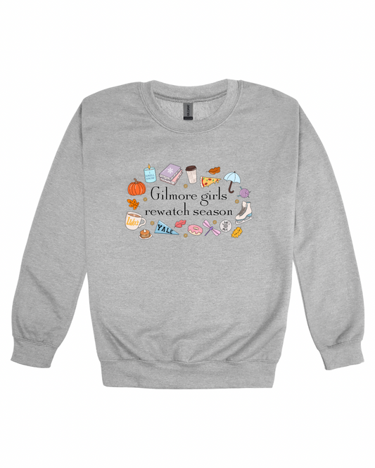 Gilmore Girls Rewatch Season Youth Sweatshirt