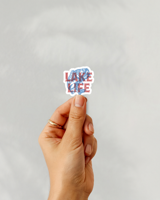 Lake Life Vinyl Sticker