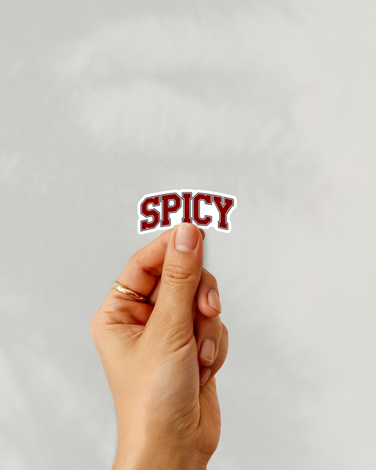 Spicy Vinyl Sticker