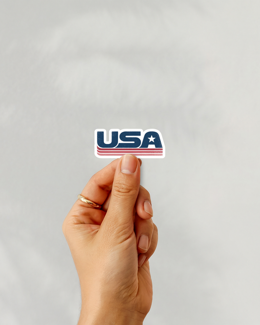 USA Vinyl Sticker