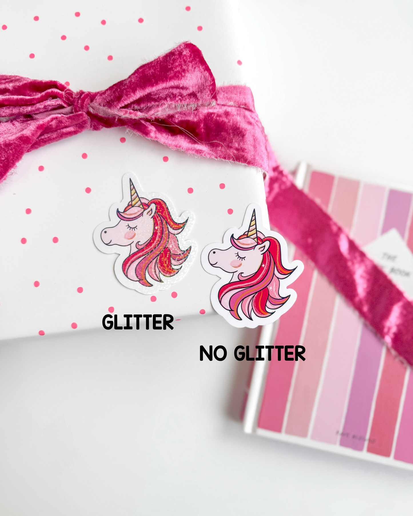 Valentine's Day Bow Vinyl Sticker