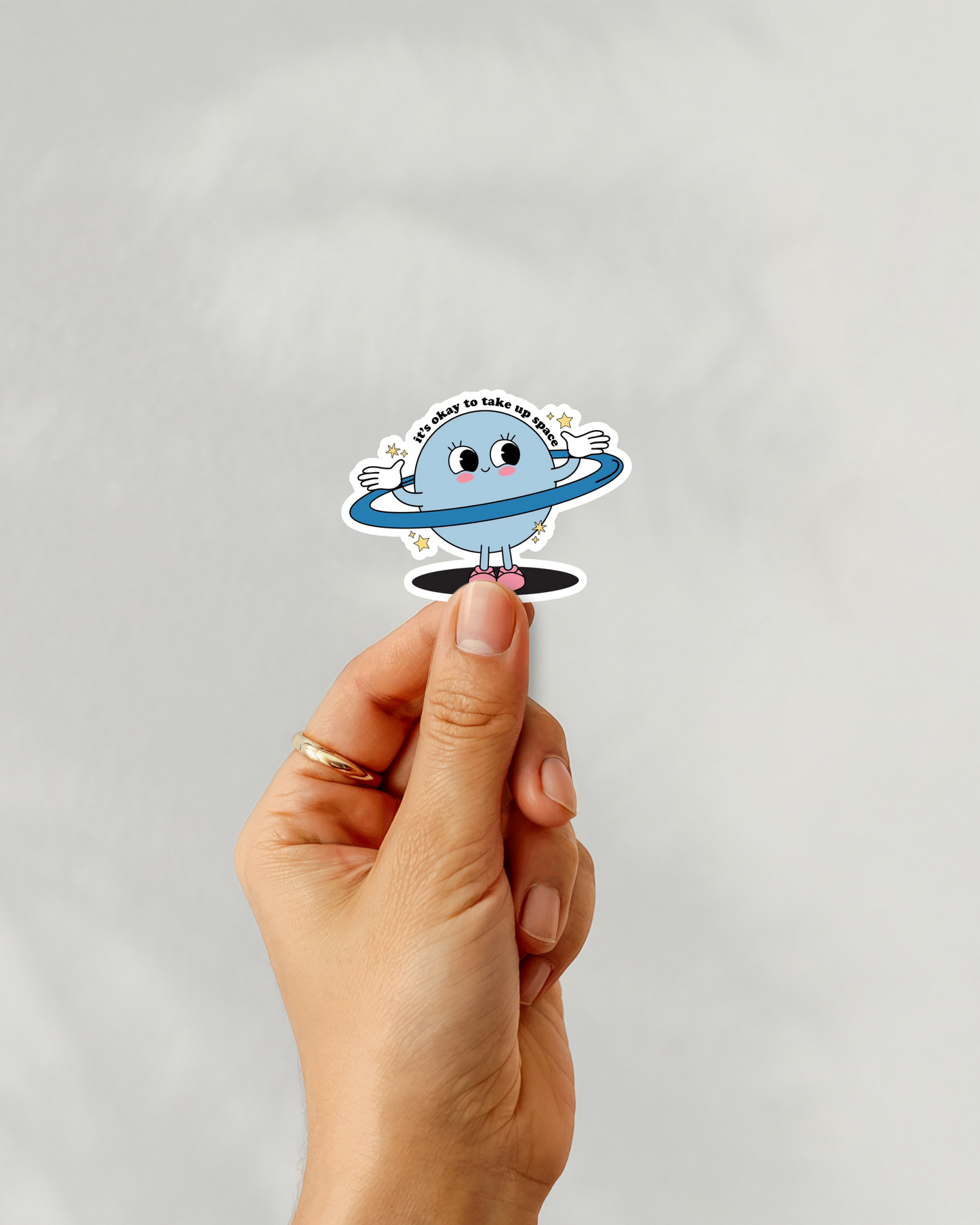 It’s Okay To Take Up Space Vinyl Sticker
