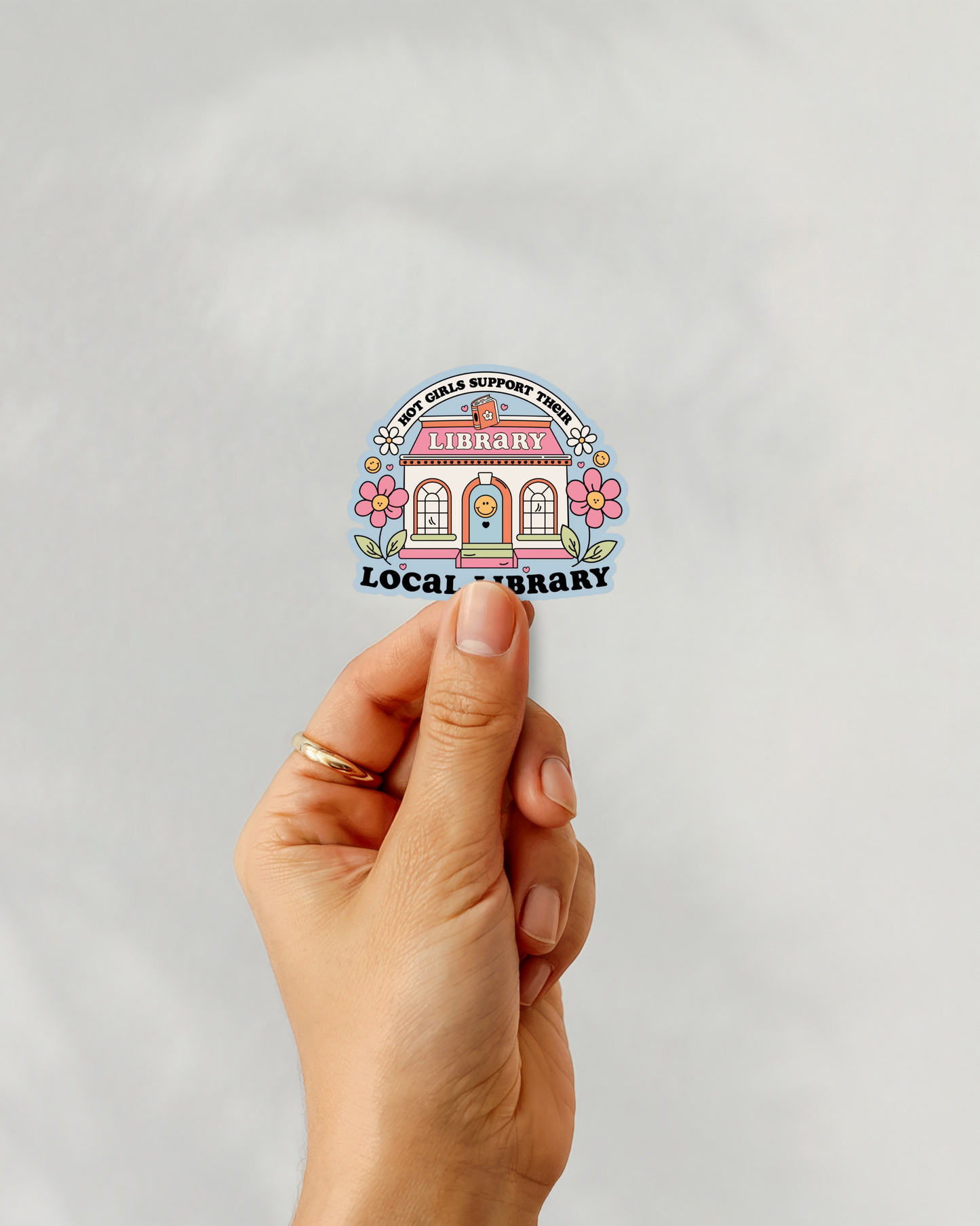 Local Library Vinyl Sticker