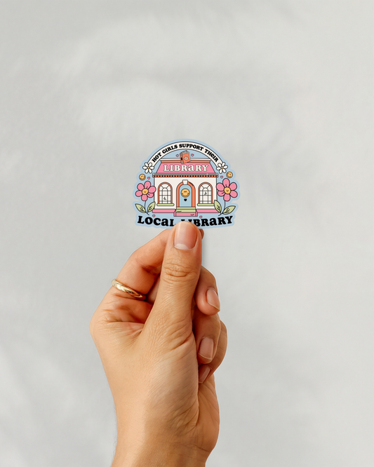 Local Library Vinyl Sticker