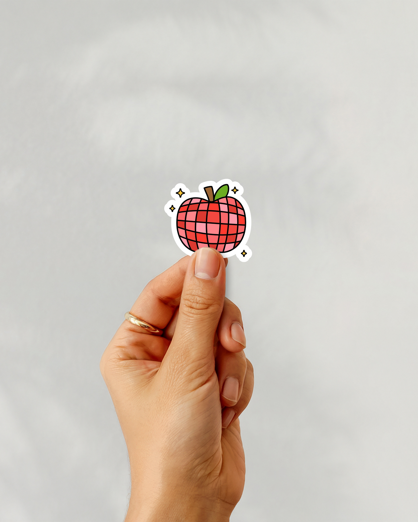 Apple Disco Vinyl Sticker