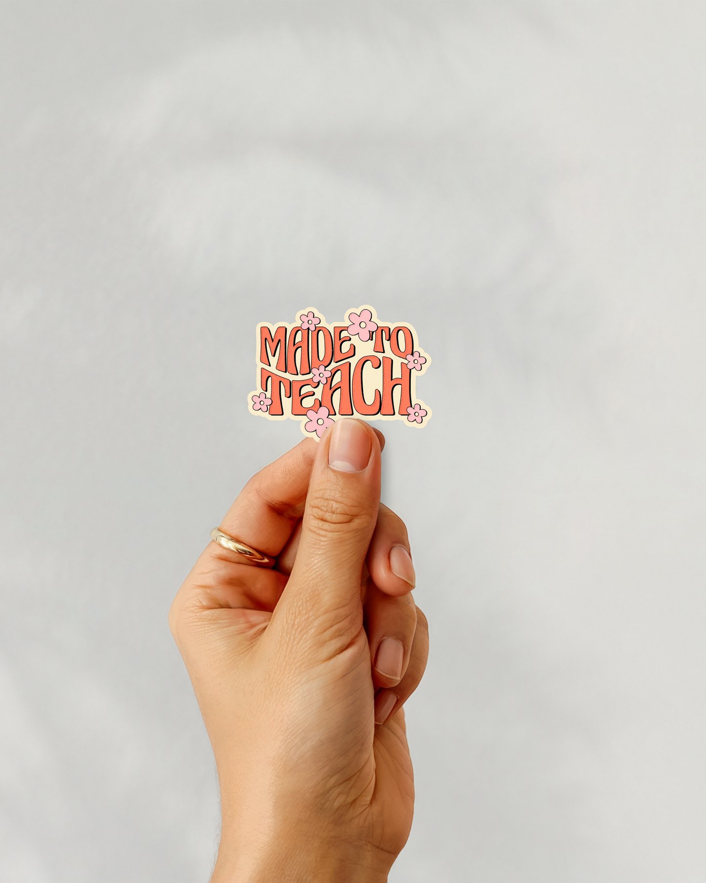 Made To Teach Vinyl Sticker