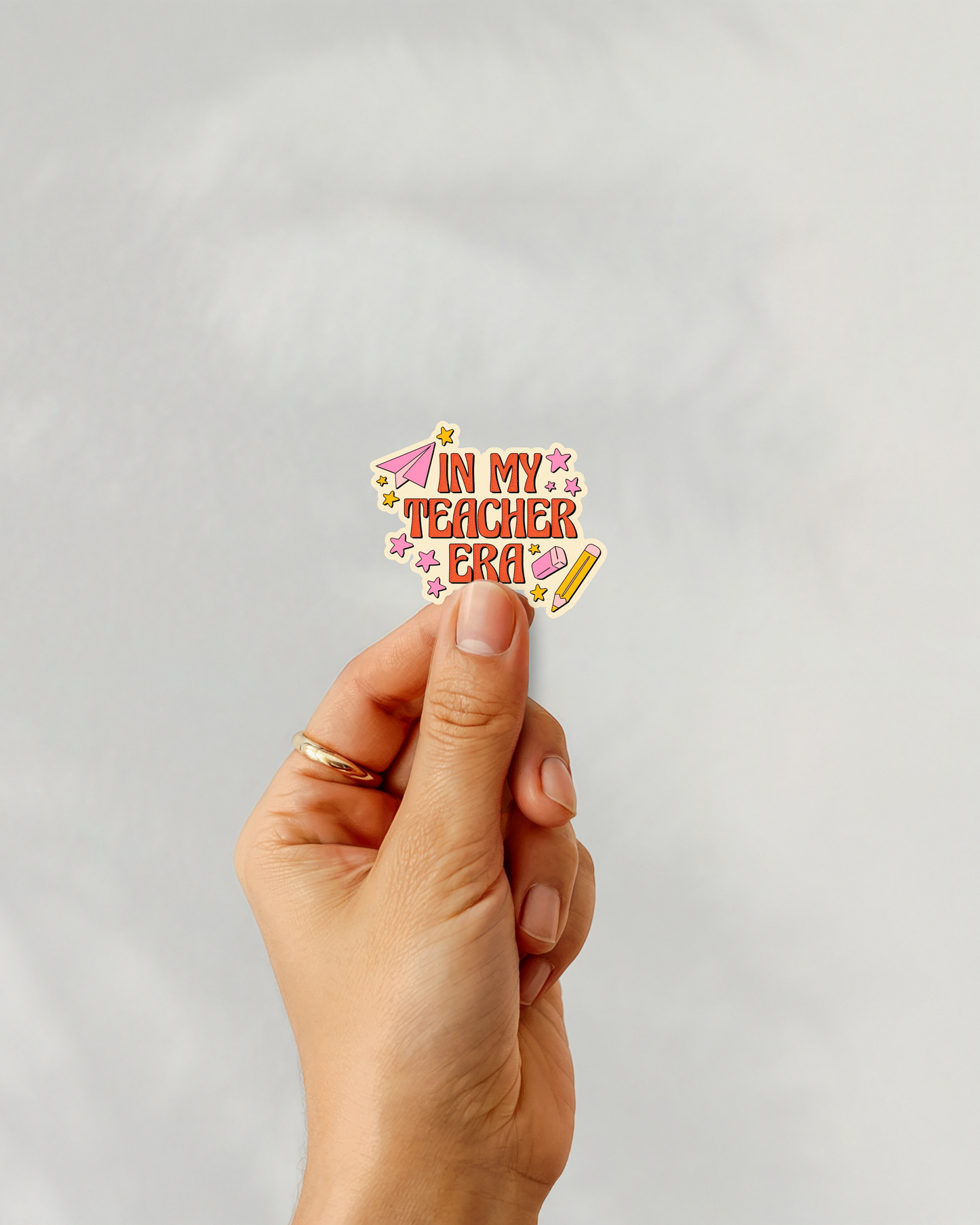 In My Teacher Era Vinyl Sticker
