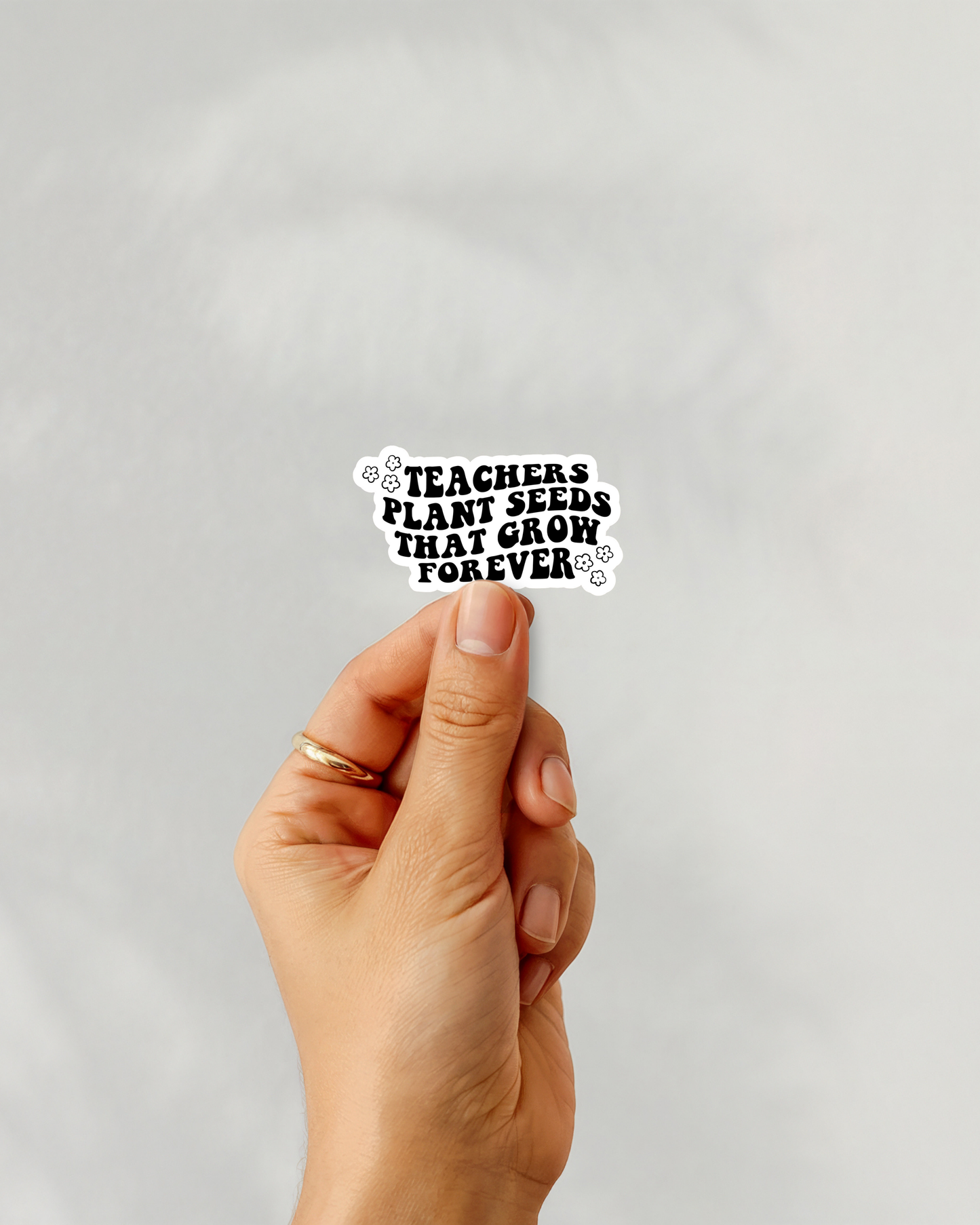 Teachers Plant Seeds Vinyl Sticker