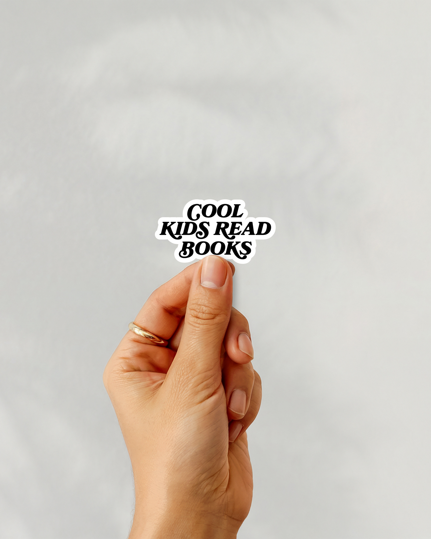 Cool Kids Read Books Vinyl Sticker