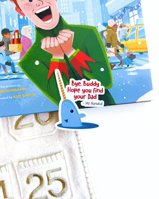 Elf Bye, Buddy Vinyl Sticker