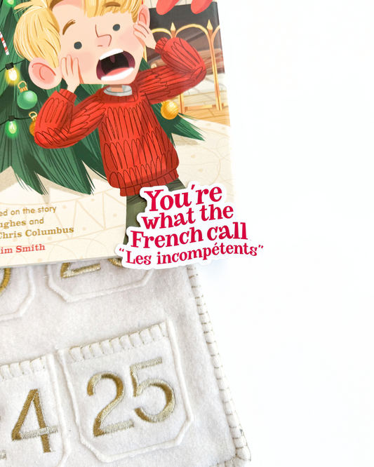 Home Alone French Vinyl Sticker