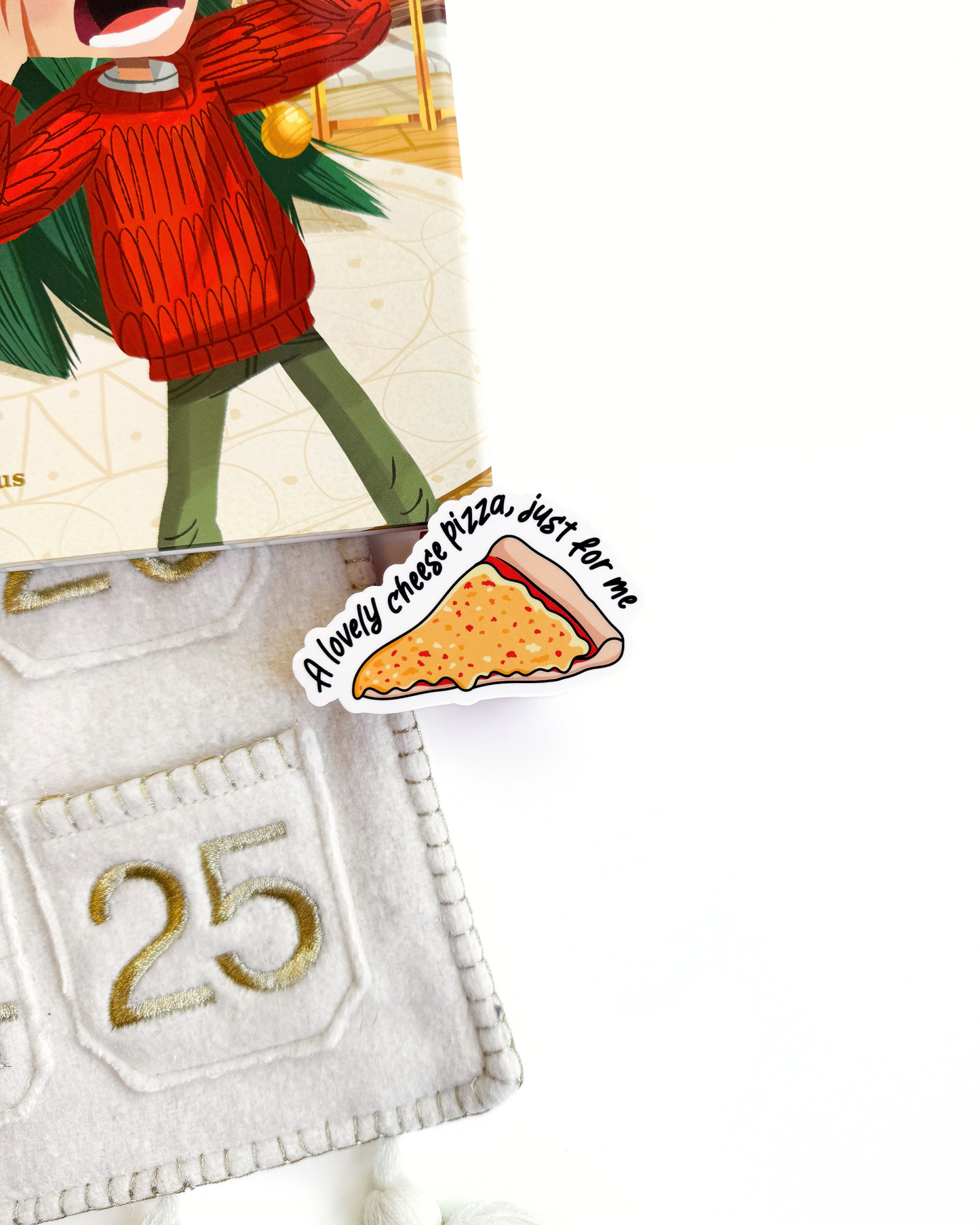 Home Alone Cheese Pizza Vinyl Sticker